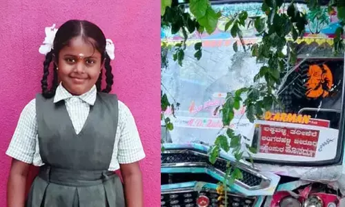 ಚಿಕ್ಕಮಗಳೂರು | ಬಸ್ಸಿಗಾಗಿ ಕಾಯುತ್ತಿದ್ದ ಶಾಲಾ ಮಕ್ಕಳ ಮೇಲೆ ಹರಿದ ಬಸ್; ವಿದ್ಯಾರ್ಥಿನಿ ಮೃತ್ಯು