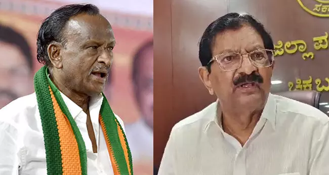 ಬಿಜೆಪಿ ಬಗ್ಗೆ ಮಾತನಾಡುವ ನೈತಿಕತೆ ಅವರಿಗಿಲ್ಲ: ಸ್ವಪಕ್ಷದ ವಿರುದ್ಧವೇ ತಿರುಗಿಬಿದ್ದ ಸಂಸದ ಬಚ್ಚೇಗೌಡಗೆ ಎಂಟಿಬಿ ನಾಗರಾಜ್ ತಿರುಗೇಟು