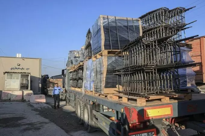 ಗಾಝಾದಿಂದ ಇಸ್ರೇಲ್ ಗೆ ರಫ್ತು ಪುನರಾರಂಭ ಗಾಝಾದಿಂದ ಇಸ್ರೇಲ್ ಗೆ ರಫ್ತು ಪುನರಾರಂಭ