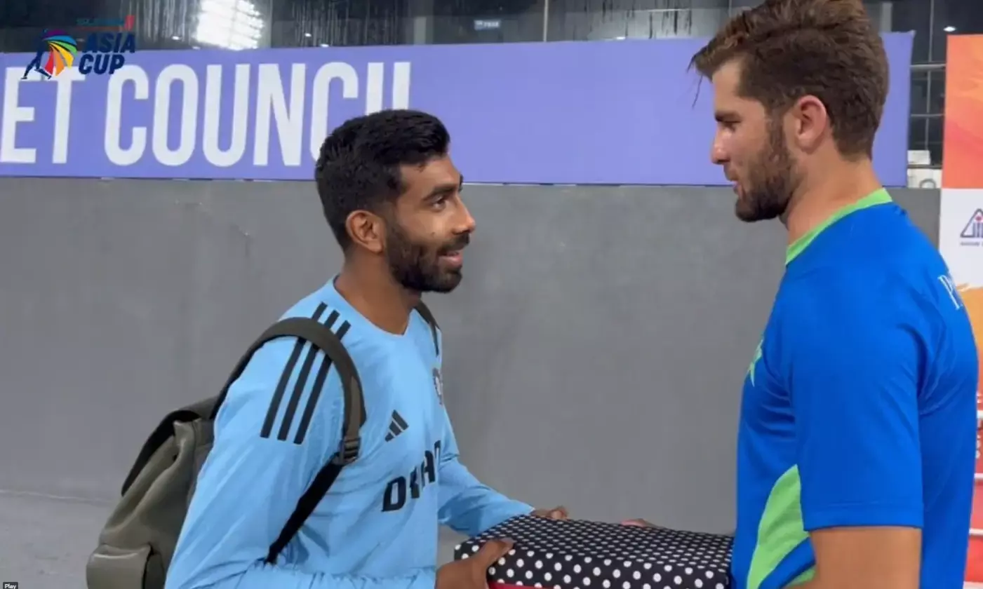 ಬುಮ್ರಾ ಮಗುವಿಗೆ ಉಡುಗೊರೆ ನೀಡಿ ಶುಭ ಹಾರೈಸಿದ ಪಾಕ್ ವೇಗಿ ಶಾಹೀನ್ ಅಫ್ರಿದಿ