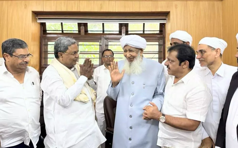 ಮುಖ್ಯಮಂತ್ರಿ ಸಿದ್ದರಾಮಯ್ಯ ಅವರನ್ನು ಭೇಟಿಯಾದ ಎ.ಪಿ ಉಸ್ತಾದ್