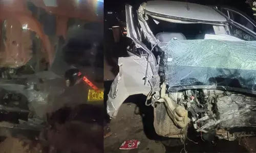 ಚಿಕ್ಕಮಗಳೂರು | ಸರಣಿ ಅಪಘಾತ: ಶಿವಮೊಗ್ಗ ಮೂಲದ ದಂಪತಿ ಸ್ಥಳದಲ್ಲೇ ಮೃತ್ಯು, ಮಗುವಿಗೆ ಗಂಭೀರ ಗಾಯ