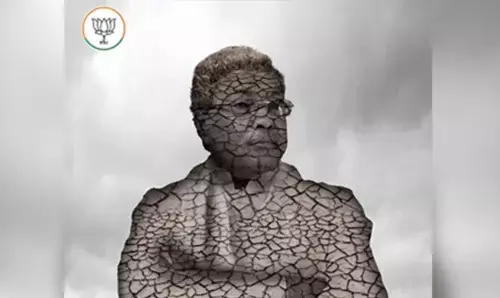 ಸಿದ್ದರಾಮಯ್ಯ ಅವರ ಭಾವಚಿತ್ರದ ಮೇಲೆ ಬರದ ಗೆರೆಗಳು...!: ಟ್ವೀಟ್‌ ಮೂಲಕ ಸಿಎಂ ಕಾಲೆಳೆದ ಬಿಜೆಪಿ