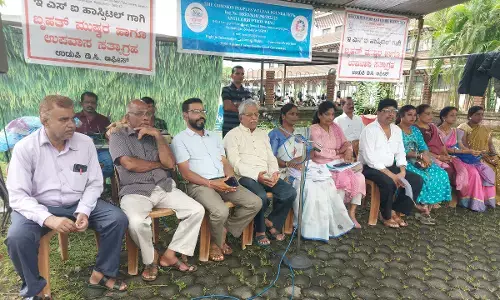 ಖಾಸಗಿ ಆಸ್ಪತ್ರೆಗಳ ಲಾಬಿಯಿಂದ ಇಎಸ್‌ಐ ಆಸ್ಪತ್ರೆ ನಿರ್ಮಾಣ ವಿಳಂಬ: ಜಿ.ಎ.ಕೋಟೆಯಾರ್ ಆರೋಪ