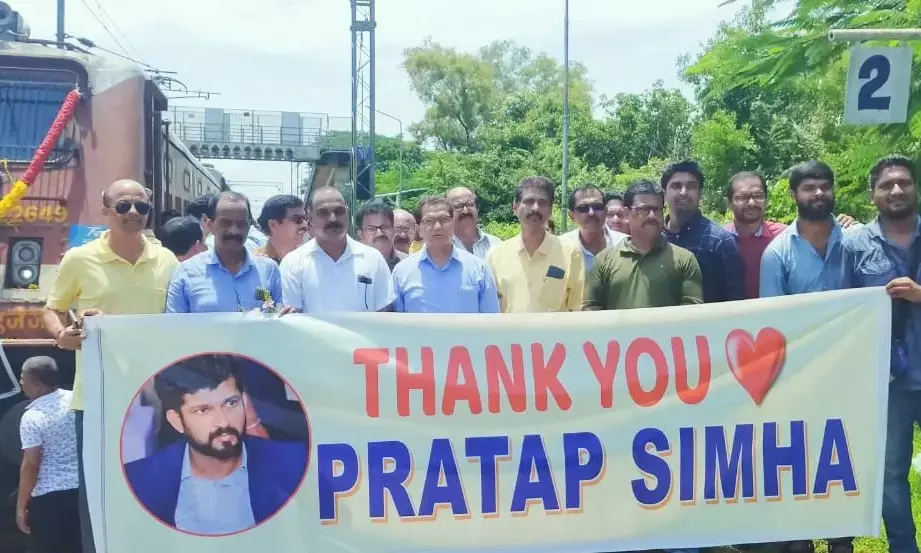 ಬೆಂಗಳೂರು-ಮೈಸೂರು-ಮುರ್ಡೇಶ್ವರ ರೈಲಿಗೆ ಕುಂದಾಪುರದಲ್ಲಿ ಸ್ವಾಗತ