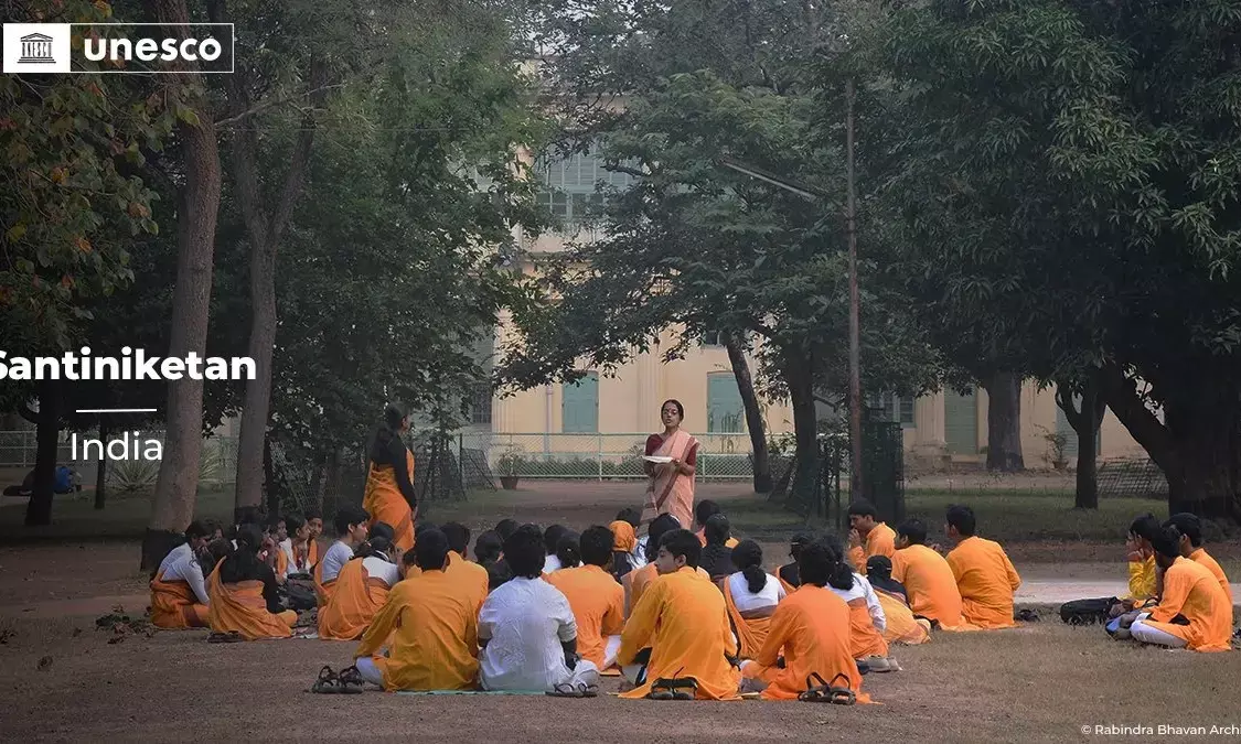 ಯುನೆಸ್ಕೊ ವಿಶ್ವ ಪಾರಂಪರಿಕ ತಾಣಗಳ ಪಟ್ಟಿಯಲ್ಲಿ ಶಾಂತಿನಿಕೇತನ