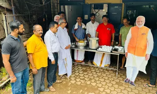 ಕಡಿಯಾಳಿ: ವಿಶಿಷ್ಟ ರೀತಿಯಲ್ಲಿ ಮೋದಿ ಹುಟ್ಟುಹಬ್ಬ ಆಚರಣೆ