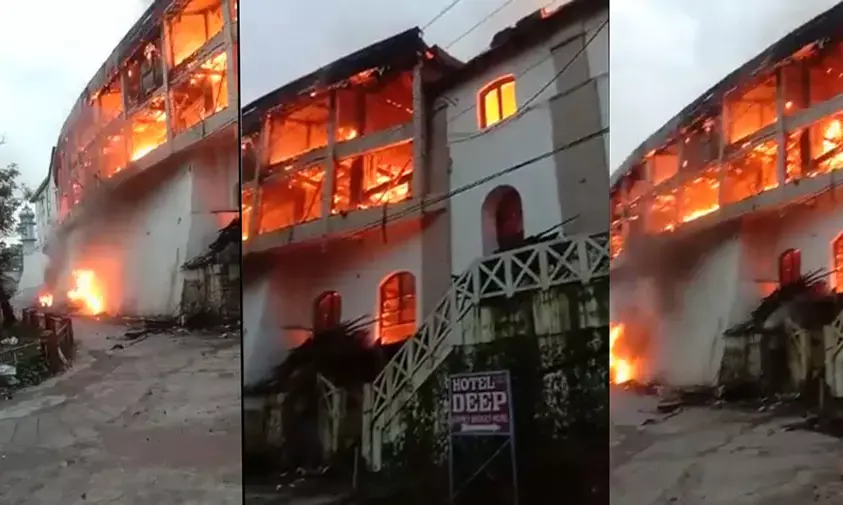 ಮುಸ್ಸೋರಿಯಲ್ಲಿ ಭೀಕರ ಅಗ್ನಿದುರಂತ: ಐತಿಹಾಸಿಕ ಸ್ಕೇಟಿಂಗ್ ರಿಂಕ್ ಹೋಟೆಲ್‍ ಭಸ್ಮ