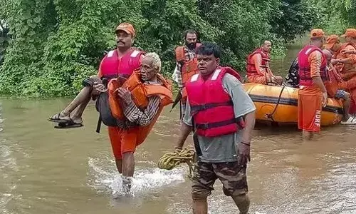 ಗುಜರಾತ್ ಮಳೆ : ಸುಮಾರು 12,000 ಮಂದಿ ಸ್ಥಳಾಂತರ