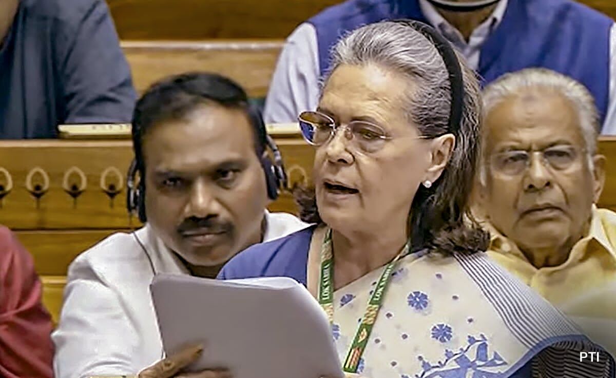 ಮಹಿಳಾ ಮೀಸಲಾತಿ ಮಸೂದೆಯಲ್ಲಿ ಒಬಿಸಿಗಳನ್ನು ಸೇರಿಸಬೇಕು: ಸಂಸತ್ತಿನಲ್ಲಿ ಸೋನಿಯಾ ಗಾಂಧಿ ಆಗ್ರಹ