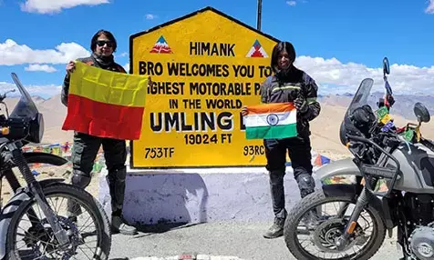 ಜಗತ್ತಿನ ತುತ್ತತುದಿಗೆ ಬೈಕ್ ಪ್ರಯಾಣ: ಕುಂದಾಪುರ ಮೂಲದ ತಾಯಿ-ಮಗಳ ಸಾಹಸ ಯಾತ್ರೆ