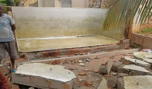 ಹಾಸ್ಟೆಲ್ ನ ನೀರಿನ ತೊಟ್ಟಿ ಗೋಡೆ ಕುಸಿದು ಬಾಲಕ ಮೃತ್ಯು