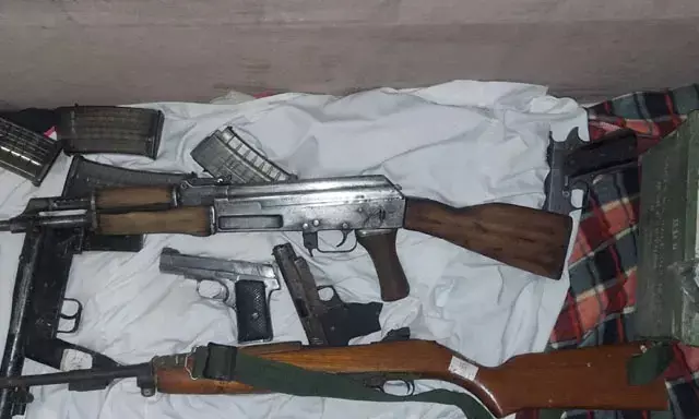 ಮಣಿಪುರ: ಅತ್ಯಾಧುನಿಕ ಶಸ್ತ್ರಾಸ್ತ್ರಗಳು ಪತ್ತೆ