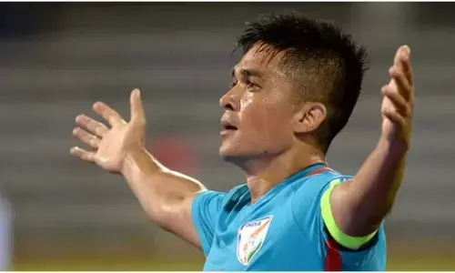 ಏಶ್ಯನ್ ಗೇಮ್ಸ್: ಬಾಂಗ್ಲಾ ವಿರುದ್ಧ ಭಾರತದ ಫುಟ್ಬಾಲ್ ತಂಡಕ್ಕೆ ಜಯ, ನಾಕೌಟ್ ಆಸೆ ಜೀವಂತ