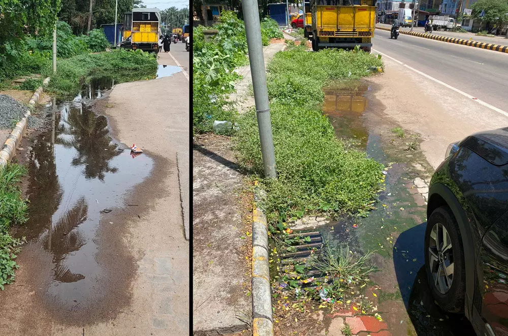 ಉಳ್ಳಾಲ: ಅಪೂರ್ಣಗೊಂಡ ಚರಂಡಿ ಕಾಮಗಾರಿ; ಕೊಳಚೆ ನೀರಿನ ಜತೆ ಜನರ ಬದುಕು ಅಸಹನೀಯ !