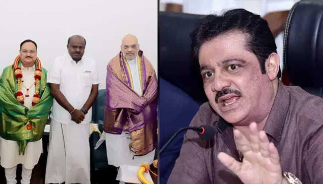 ಮೈತ್ರಿ ಮಾತುಕತೆಗೆ ಜೆಡಿಎಸ್ ರಾಜ್ಯಾಧ್ಯಕ್ಷ ಸಿ.ಎಂ. ಇಬ್ರಾಹಿಂ ಅವರನ್ನೇಕೆ ಕರೆದಿಲ್ಲ: ಸಚಿವ ಝಮೀರ್ ಅಹ್ಮದ್ ಪ್ರಶ್ನೆ