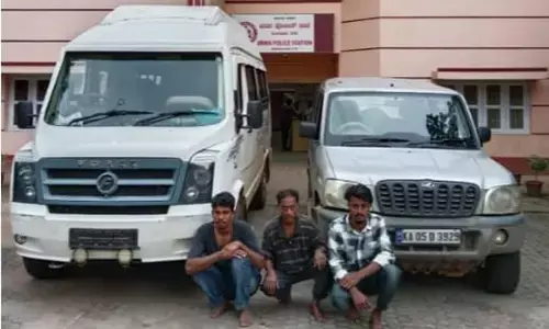 ಮಂಗಳೂರು: ಟೆಂಪೋ ಟ್ರಾವೆಲರ್ ಕಳವು ಪ್ರಕರಣ; ಮೂವರ ಬಂಧನ