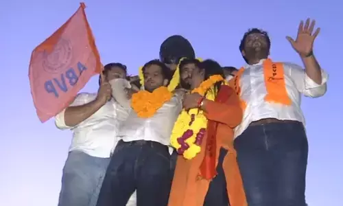 ದೆಹಲಿ ವಿವಿ ವಿದ್ಯಾರ್ಥಿ ಚುನಾವಣೆ: ಎಬಿವಿಪಿ ಗೆಲುವು