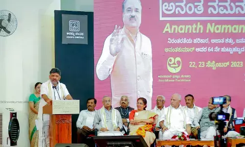 ಅನಂತಕುಮಾರ್ ಇದ್ದಿದ್ದರೆ ಕಾವೇರಿ ವಿವಾದ ಇಷ್ಟರ ಮಟ್ಟಿಗೆ ಆಗುತ್ತಿರಲಿಲ್ಲ: ಡಿ.ಕೆ.ಶಿವಕುಮಾರ್