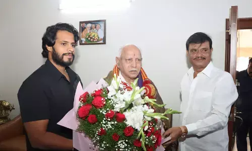 ಯಡಿಯೂರಪ್ಪ ಅವರನ್ನು ಭೇಟಿಯಾದ ನಿಖಿಲ್ ಕುಮಾರಸ್ವಾಮಿ