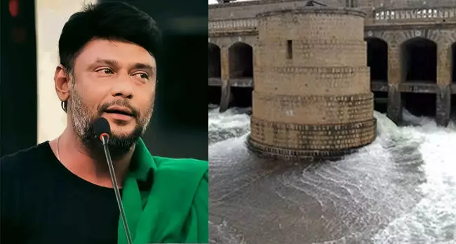 ಕಾವೇರಿ ವಿಚಾರದಲ್ಲಿ ನಿಮ್ಮ ಕಣ್ಣಿಗೆ ನಾವು 4 ಮಂದಿ ಮಾತ್ರ ಕಾಣೋದಾ?: ನಟ ದರ್ಶನ್