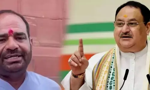 ಸಂಸತ್ತಿನಲ್ಲಿ ನಿಂದನಾತ್ಮಕ ಪದ ಬಳಕೆಗೆ ನೋಟಿಸ್: ಬಿಜೆಪಿ ಅಧ್ಯಕ್ಷ ಜೆ.ಪಿ.ನಡ್ಡಾ ಭೇಟಿಯಾದ ರಮೇಶ್ ಬಿಧೂರಿ