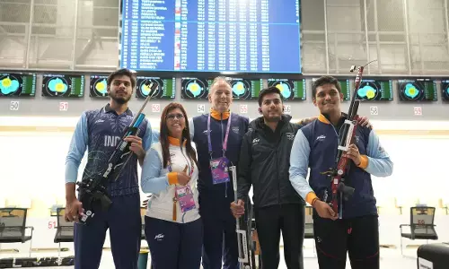 ವಿಶ್ವ ದಾಖಲೆಯೊಂದಿಗೆ ಭಾರತದ ಚಿನ್ನದ ಖಾತೆ ತೆರೆದ ಶೂಟರ್ ಗಳು