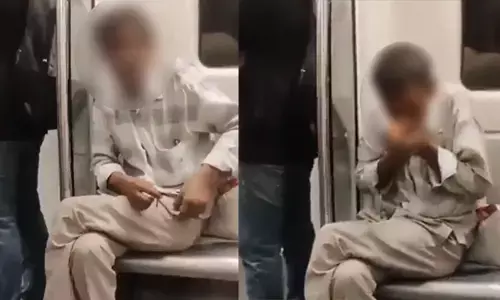 ಮೆಟ್ರೋದಲ್ಲಿ ಬೀಡಿ ಸೇದಿದ ಪ್ರಯಾಣಿಕ: ವೀಡಿಯೊ ವೈರಲ್‌