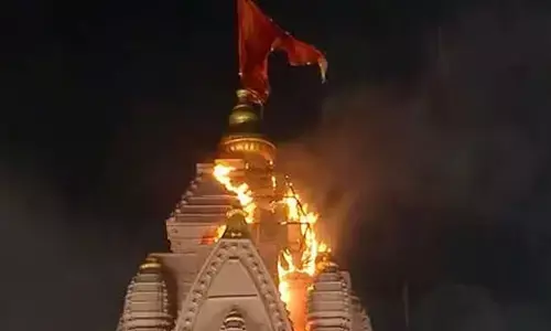 ಗಣೇಶ ಮೂರ್ತಿಯನ್ನಿರಿಸಿದ್ದ ಪೆಂಡಾಲ್ ನಲ್ಲಿ ಬೆಂಕಿ: ಬಿಜೆಪಿ ಅಧ್ಯಕ್ಷ ಜೆ.ಪಿ. ನಡ್ಡಾ ಅಪಾಯದಿಂದ ಪಾರು