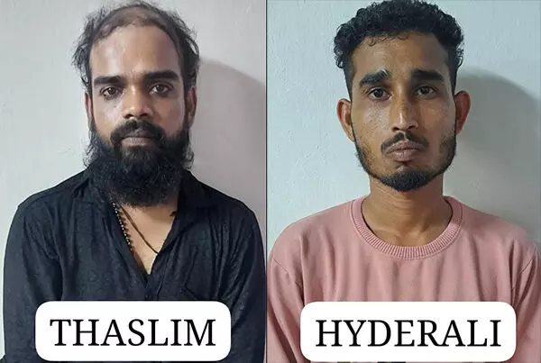 ಮಂಗಳೂರು: ಕೊಲೆಗೆ ಸಂಚು ರೂಪಿಸುತ್ತಿದ್ದ ಇಬ್ಬರು ಆರೋಪಿಗಳ ಬಂಧನ ಮಂಗಳೂರು: ಕೊಲೆಗೆ ಸಂಚು ರೂಪಿಸುತ್ತಿದ್ದ ಇಬ್ಬರು ಆರೋಪಿಗಳ ಬಂಧನ