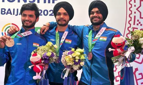 ಏಶ್ಯನ್ ಗೇಮ್ಸ್: ಶೂಟಿಂಗ್‍ನಲ್ಲಿ ಭಾರತಕ್ಕೆ ಮತ್ತೊಂದು ಚಿನ್ನ, ರೋಶಿಬಿನಾಗೆ ಬೆಳ್ಳಿ