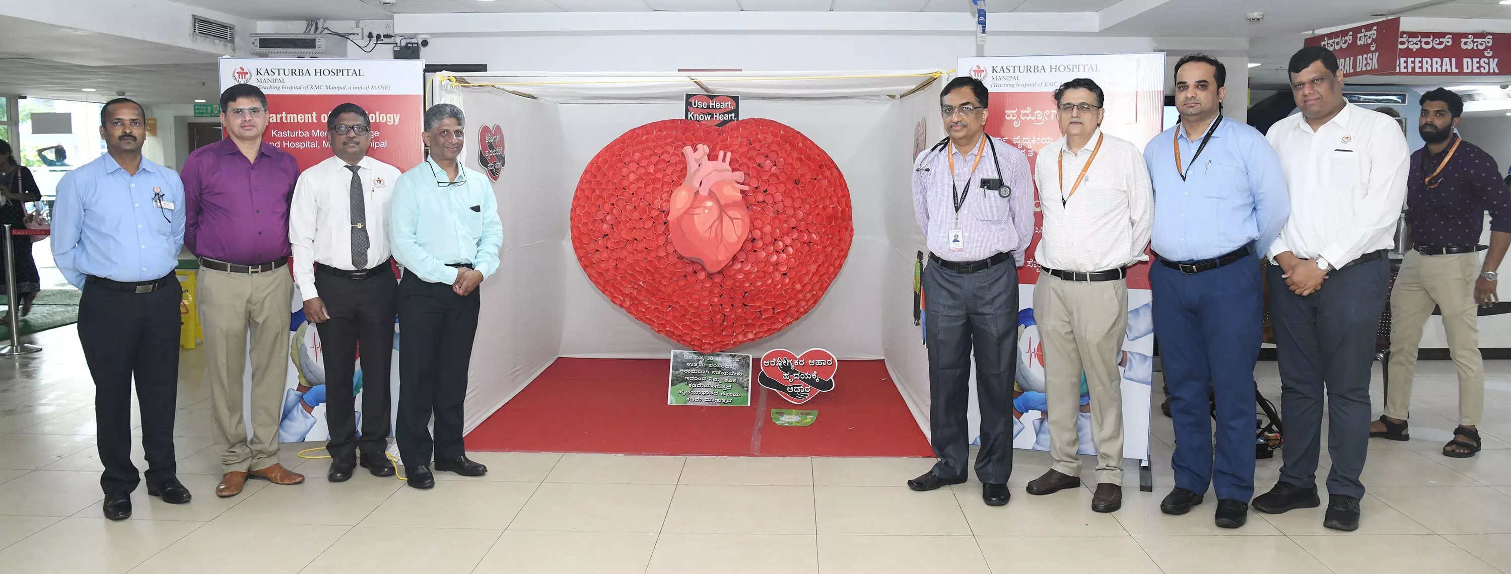 ಮಣಿಪಾಲ: ಹೃದಯ ಆರೋಗ್ಯ ಜಾಗೃತಿ ಕಲಾ ಶಿಲ್ಪ ಅನಾವರಣ