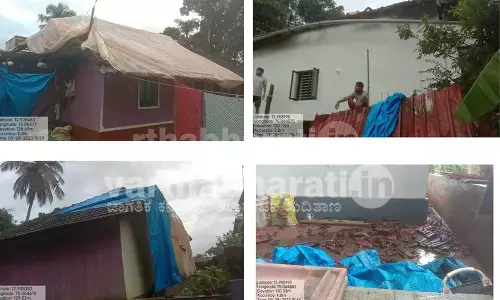 ಕರಾವಳಿಯಲ್ಲಿ ಕಳೆದ ಎರಡು ದಿನಗಳಿಂದ ನಿರಂತರ ಗಾಳಿ ಮಳೆ; ಹಲವೆಡೆ ಹಾನಿ, ಅಪಾರ ನಷ್ಟ