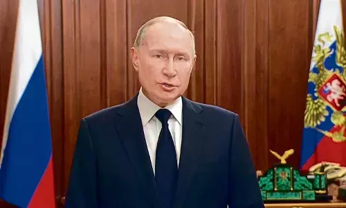 ಉಕ್ರೇನಿಯನ್ ಪ್ರದೇಶದ ಸ್ವಾಧೀನ ಸಮರ್ಥಿಸಿಕೊಂಡ ಪುಟಿನ್