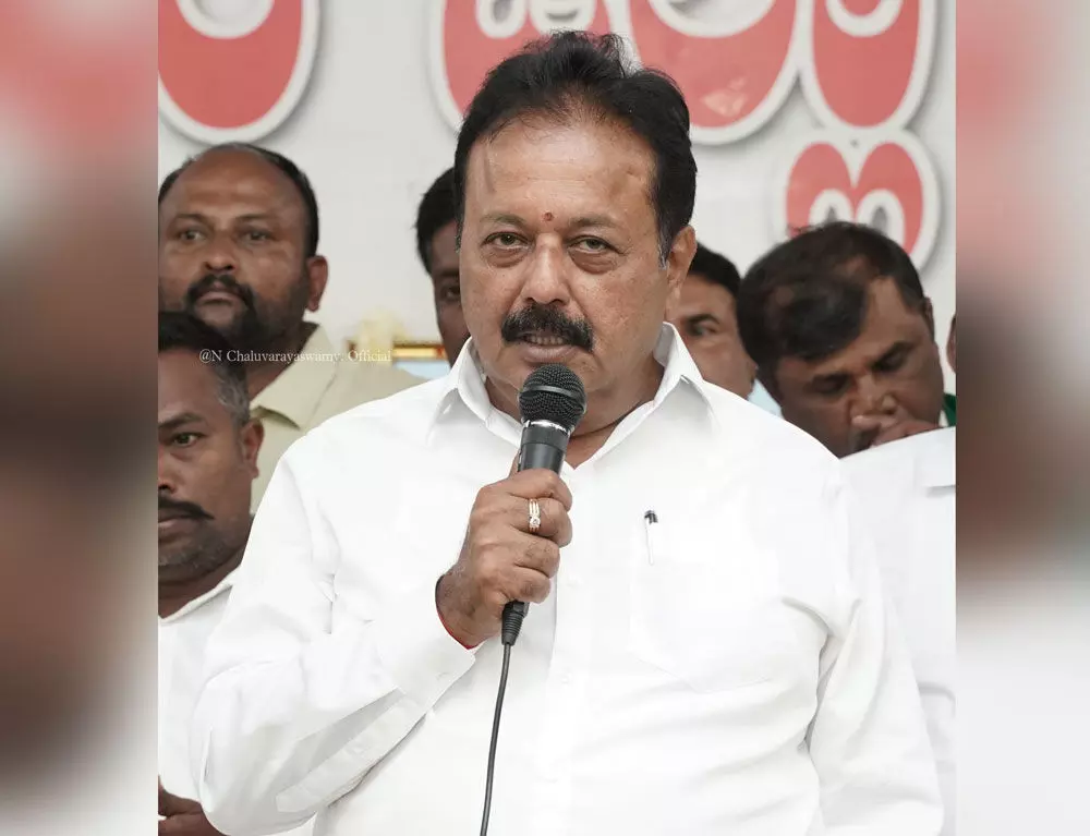 ಏಕಾಂಗಿಯಾಗಿ ಮೇಲಕ್ಕೆ ಬರಲಾಗದೇ ಬಿಜೆಪಿ ಜೊತೆ ಜೆಡಿಎಸ್ ಸೇರಿದೆ: ಎನ್. ಚೆಲುವರಾಯಸ್ವಾಮಿ