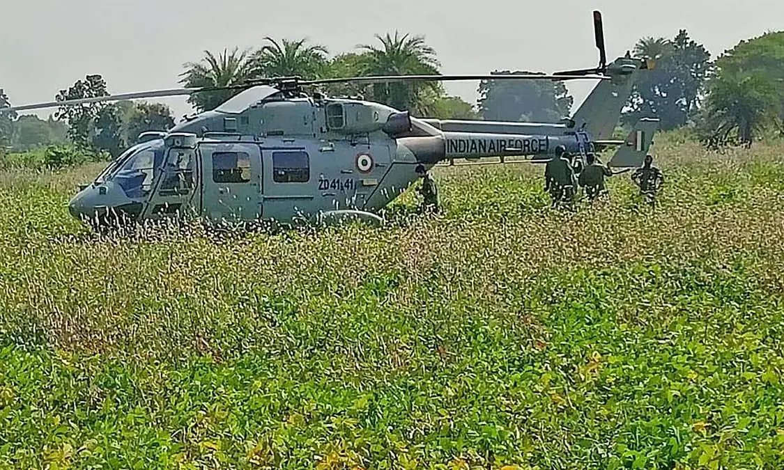 ಮ.ಪ್ರ:ವಾಯುಪಡೆ ವಿಮಾನ ತುರ್ತು ಭೂಸ್ಪರ್ಶ, ಎಲ್ಲ ಆರೂ ಜನರು ಸುರಕ್ಷಿತ