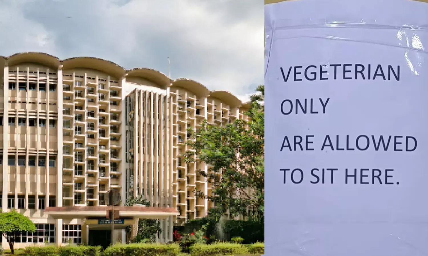 ಸಸ್ಯಾಹಾರಿ ಆಹಾರಕ್ಕೆ ಪ್ರತ್ಯೇಕ ಮೇಜು ವಿರೋಧಿಸಿದ ಐಐಟಿ ಬಾಂಬೆ ವಿದ್ಯಾರ್ಥಿಗೆ 10,000 ರೂ. ದಂಡ