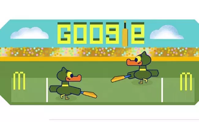 ಕ್ರಿಕೆಟ್ ವಿಶ್ವ ಸಮರಕ್ಕೆ ಕ್ಷಣಗಣನೆ: ಗೂಗಲ್ ಡೂಡಲ್‌ನಲ್ಲೂ ರಾರಾಜಿಸಿದ ವಿಶ್ವಕಪ್