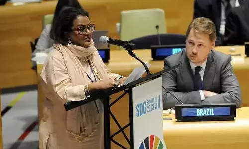 ವಿಶ್ವ ಸಂಸ್ಥೆ ಸಾಮಾನ್ಯ ಸಭೆ ಉದ್ದೇಶಿಸಿ ಮಾತನಾಡಿದ ಮೊದಲ ದಲಿತ ಮಹಿಳೆ ಬೀನಾ ಜಾನ್ಸನ್