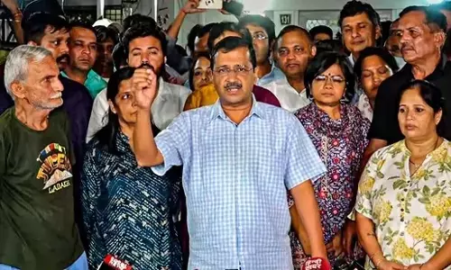 ಸಂಜಯ್ ಸಿಂಗ್ ಬಂಧನ  ಬಿಜೆಪಿ ಕೇಂದ್ರ ಕಚೇರಿ ಹೊರಗೆ ಆಪ್ ಪ್ರತಿಭಟನೆ