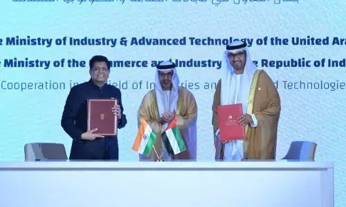 ಕೈಗಾರಿಕೆ, ತಂತ್ರಜ್ಞಾನದಲ್ಲಿ ಸಹಕಾರ ವೃದ್ಧಿಗೆ ಭಾರತ-ಯುಎಇ ಒಪ್ಪಂದ