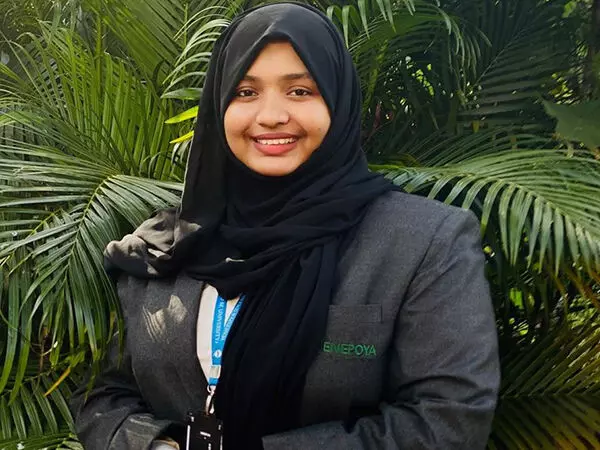 ಯೆನೆಪೋಯ ಡಿಪಾರ್ಟ್‌ಮೆಂಟ್ ಆಫ್ ಹಾಸ್ಪಿಟಲ್ ಅಡ್ಮಿನಿಸ್ಟ್ರೇಶನ್ ವಿದ್ಯಾರ್ಥಿ ಸಂಘದ ಅಧ್ಯಕ್ಷರಾಗಿ ಅಮ್ರೀನ್ ಹಮೀದ್ ಆಯ್ಕೆ‌