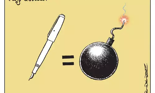 ಛೂ ಬಾಣ | ಪಿ. ಮಹಮ್ಮದ್ ಕಾರ್ಟೂನ್