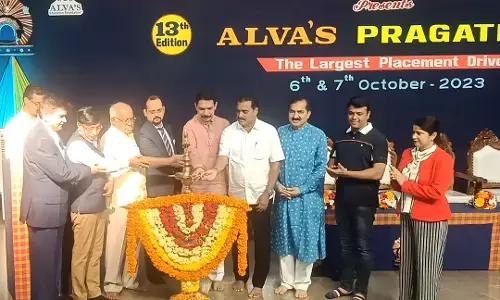 ಮೂಡುಬಿದಿರೆ: ಆಳ್ವಾಸ್ ಪ್ರಗತಿ ಉದ್ಯೋಗ ಮೇಳಕ್ಕೆ ಚಾಲನೆ