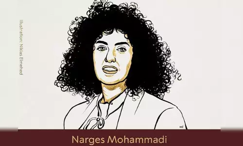 ಇರಾನಿನ ನರ್ಗೀಸ್ ಮುಹಮ್ಮದಿ ಅವರಿಗೆ ನೊಬೆಲ್ ಶಾಂತಿ ಪ್ರಶಸ್ತಿ