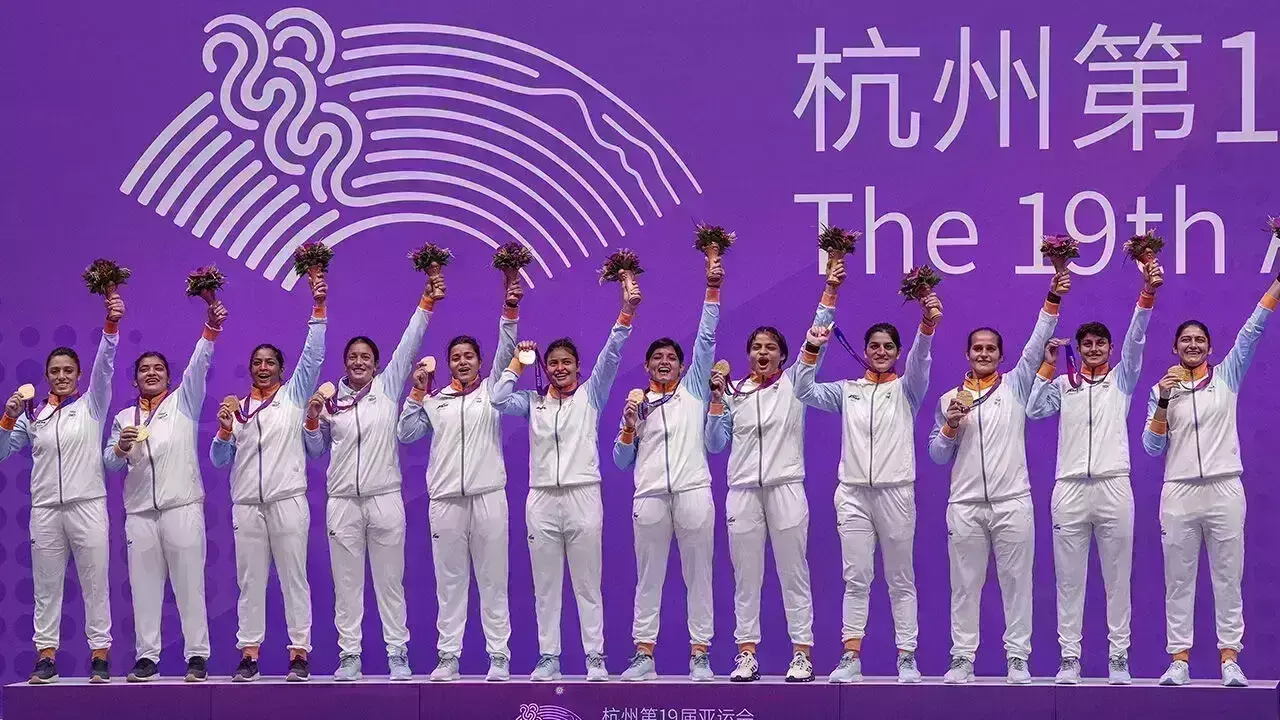 ಏಶ್ಯನ್ ಗೇಮ್ಸ್: ಚೀನಾ ನಂ.1, ಭಾರತದ ಚಾರಿತ್ರಿಕ ಸಾಧನೆ ಏಶ್ಯನ್ ಗೇಮ್ಸ್: ಚೀನಾ ನಂ.1, ಭಾರತದ ಚಾರಿತ್ರಿಕ ಸಾಧನೆ