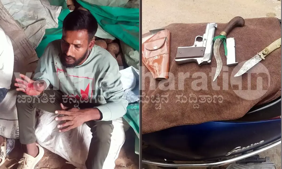 ಕಡೂರು: ಪಿಸ್ತೂಲ್ ಹಿಡಿದು ತಿರುಗಾಡುತ್ತಿದ್ದ ವ್ಯಕ್ತಿಯ ಬಂಧನ