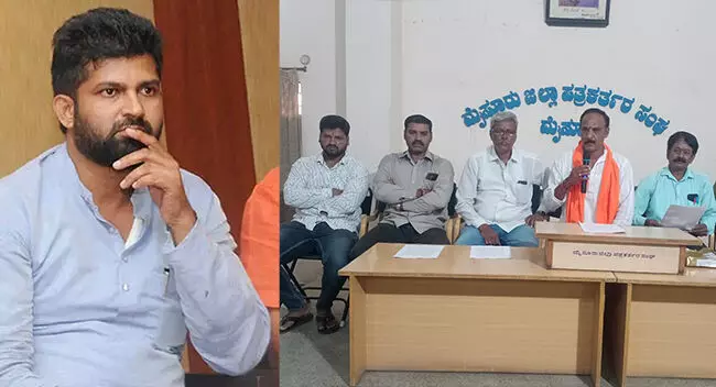 ತಲೆ ಹರಟೆ ಸಂಸದನನ್ನು ಪಕ್ಷದಿಂದ ದೂರ ಇಡಬೇಕು: ಪ್ರತಾಪ್ ಸಿಂಹ ವಿರುದ್ಧ ಬಿಜೆಪಿ ಮುಖಂಡನ ಆಕ್ರೋಶ ತಲೆ ಹರಟೆ ಸಂಸದನನ್ನು ಪಕ್ಷದಿಂದ ದೂರ ಇಡಬೇಕು: ಪ್ರತಾಪ್ ಸಿಂಹ ವಿರುದ್ಧ ಬಿಜೆಪಿ ಮುಖಂಡನ ಆಕ್ರೋಶ