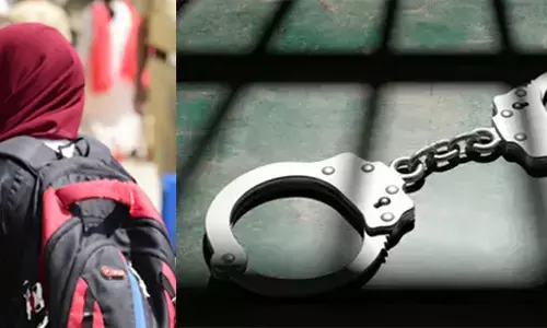 ವಿದ್ಯಾರ್ಥಿನಿಯ ಹಿಜಾಬ್ ಹರಿದ ಶಿಕ್ಷಕನ ಬಂಧನ