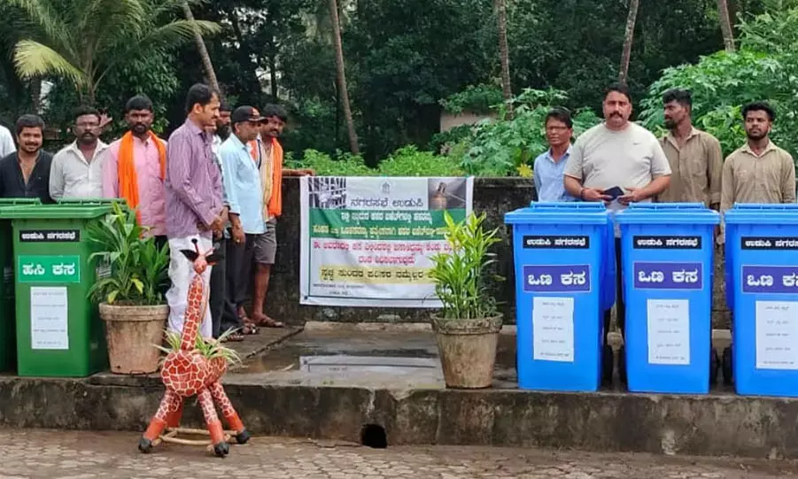 ಕೃಷ್ಣ ಮಠ ಪರಿಸರದಲ್ಲಿ ಕಸ ಸಂಗ್ರಹಕ್ಕೆ ನಗರಸಭೆಯಿಂದ ವ್ಯವಸ್ಥೆ